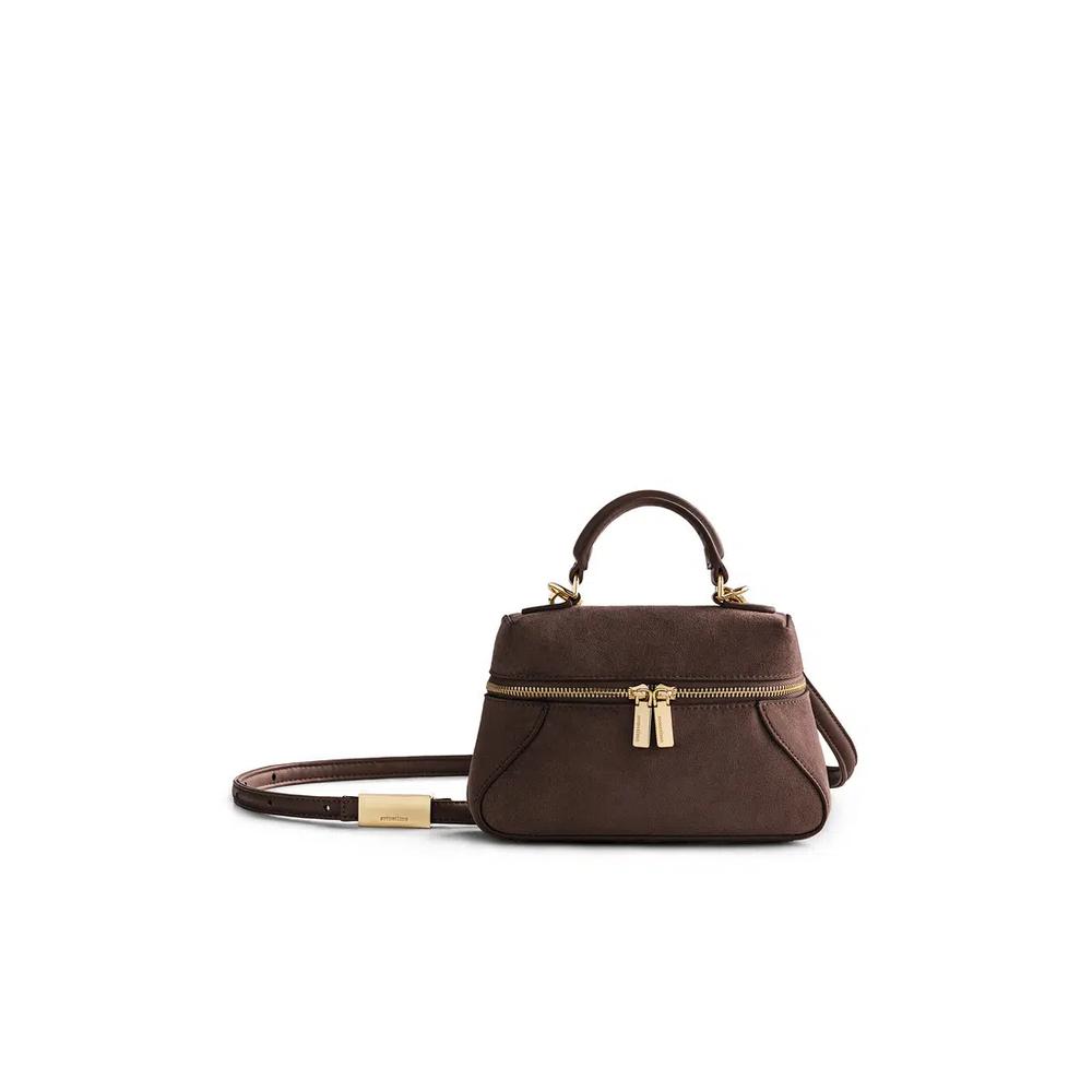 Zipzip Vanity Bag Suede - Эспрессо 1