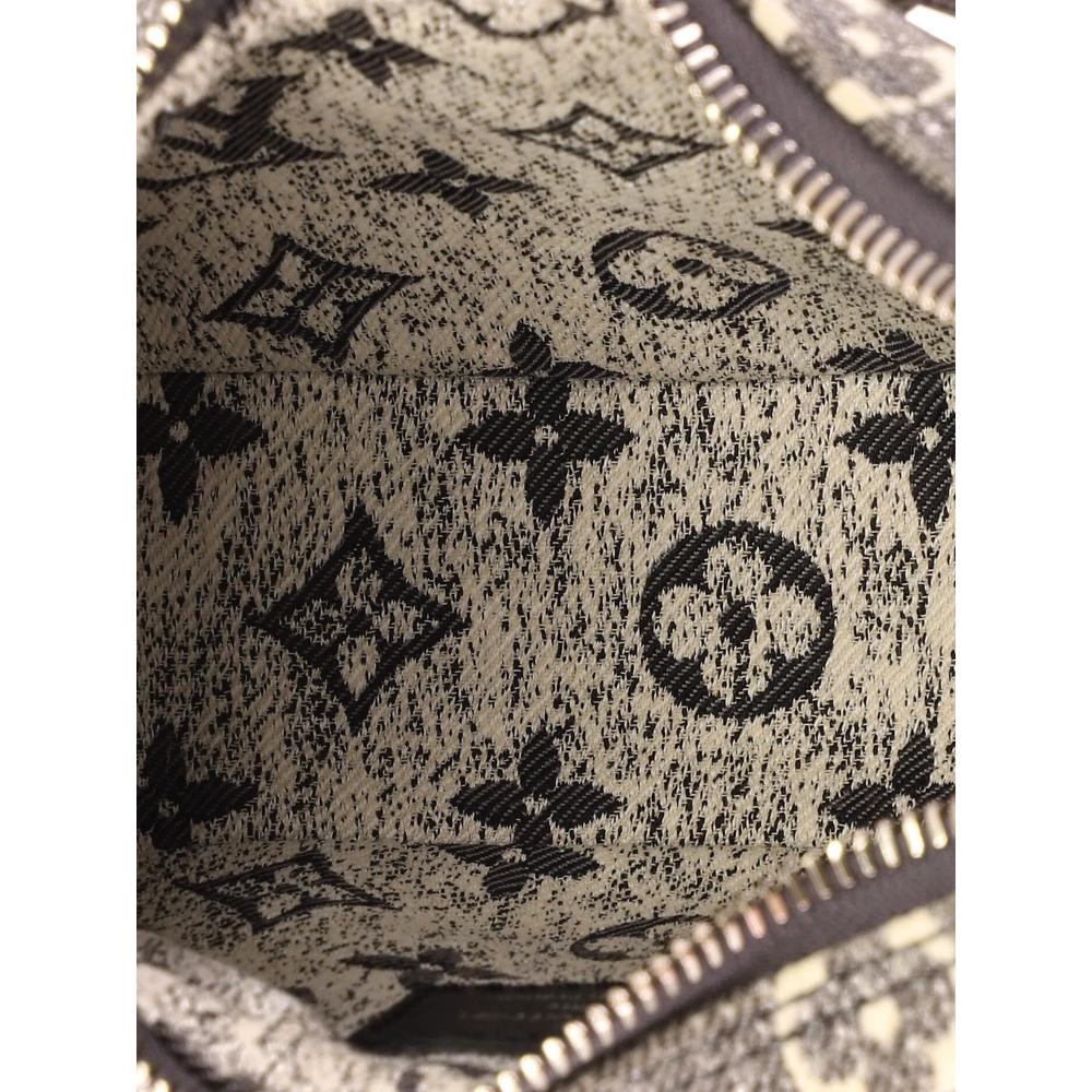 Loop Handbag Monogram Jacquard Denim hobo bag 7