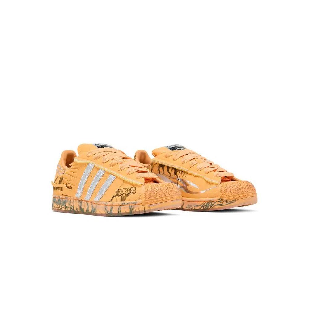 Кроссовки Lifestyle Basketball Hellstar x adidas Superstar 'Hazy Orange' 8
