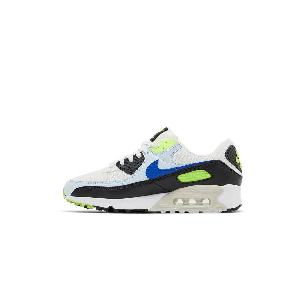 Кроссовки Nike Wmns Air Max 90 «Белый Голубой оттенок Вольт» 3