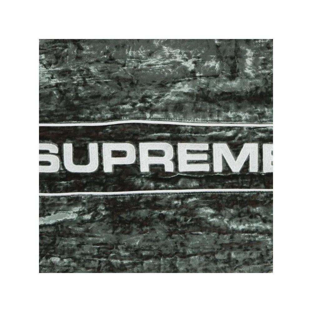 Спортивные штаны Supreme Crushed Velvet Track Pant 'Olive' 3