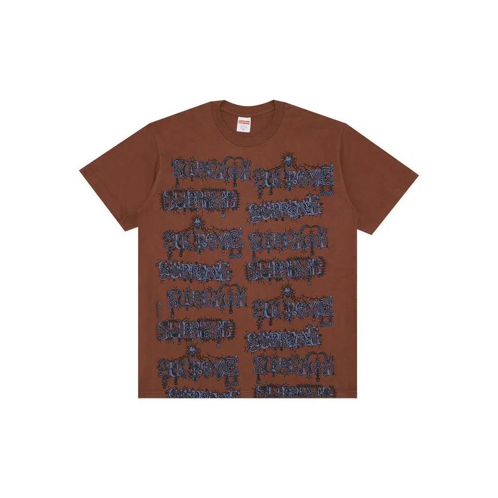 Футболка Supreme Wombat Tee 'Коричневый' 1