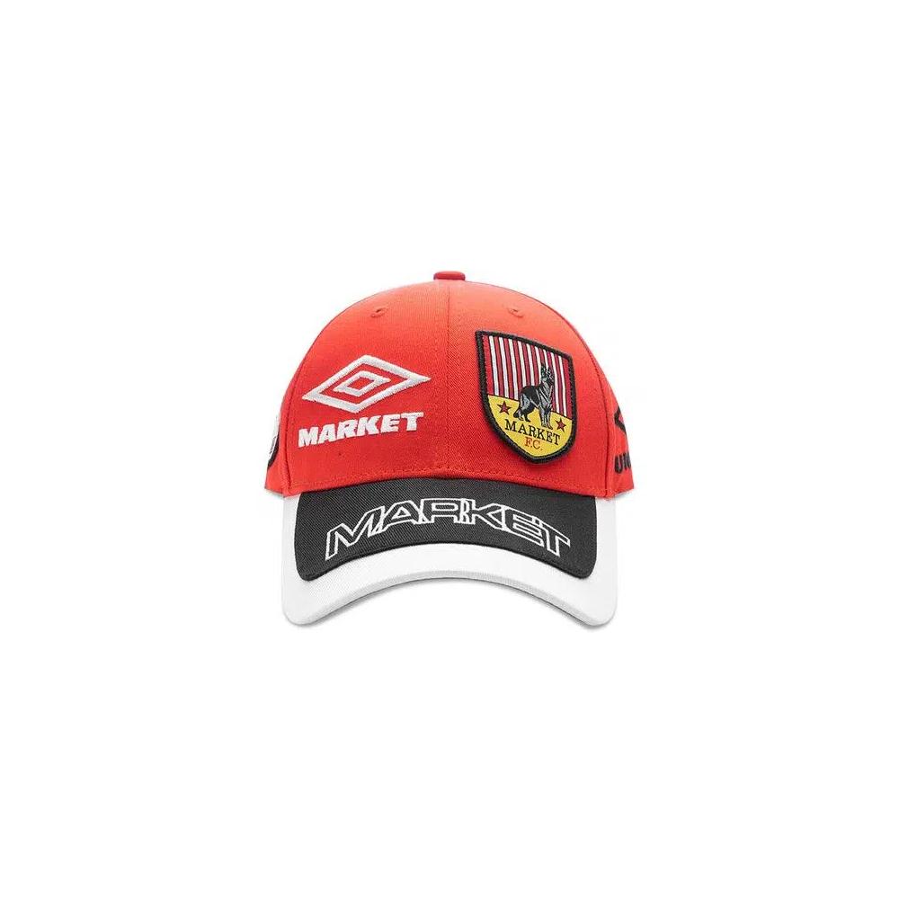 Кепки Market x Umbro Structure Adjustable Hat 'Вермильон' 1
