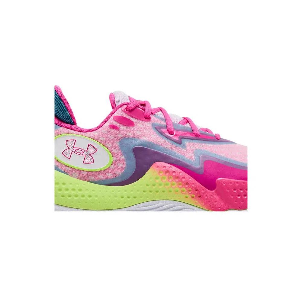 Кроссовки Under Armour Spawn 5 'White Lime Pink' 2