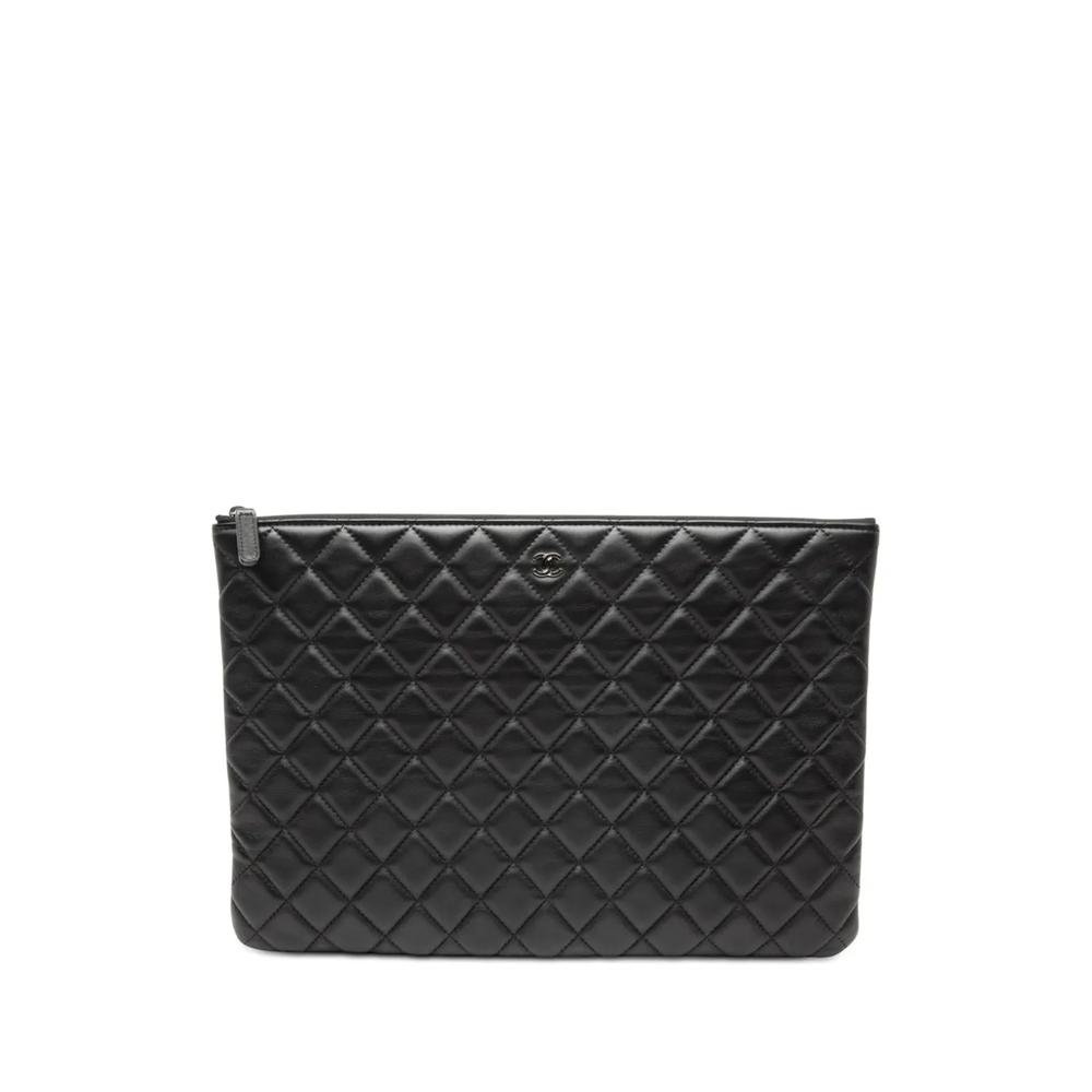 Большой клатч Large Quilted Lambskin Double Stitch O Case (2016-2017 годы) 1