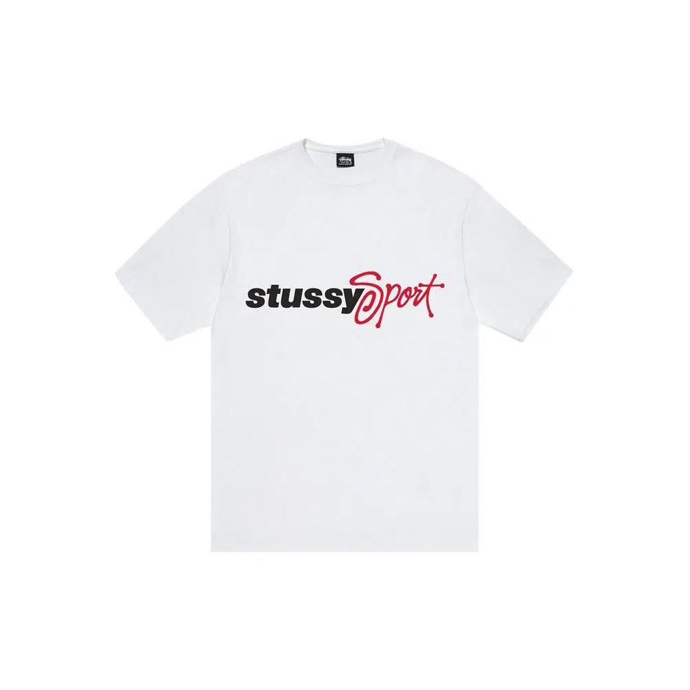 Футболки с коротким рукавом Stussy Sport Script Tee 'White' 1