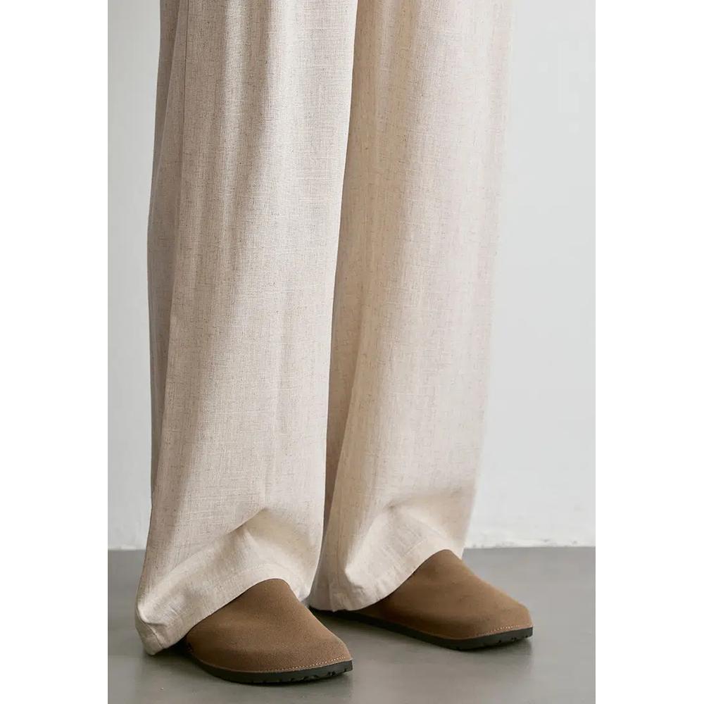 ЛЬНЯНЫЕ БРЮКИ ПРЯМОГО КРОЯ ЛЕГКИЕ AY-U2629 7