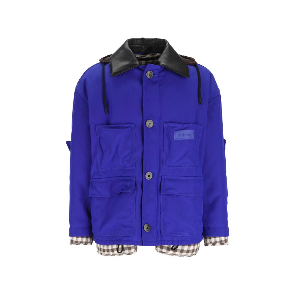 logo-patch contrast-trim jacket 1