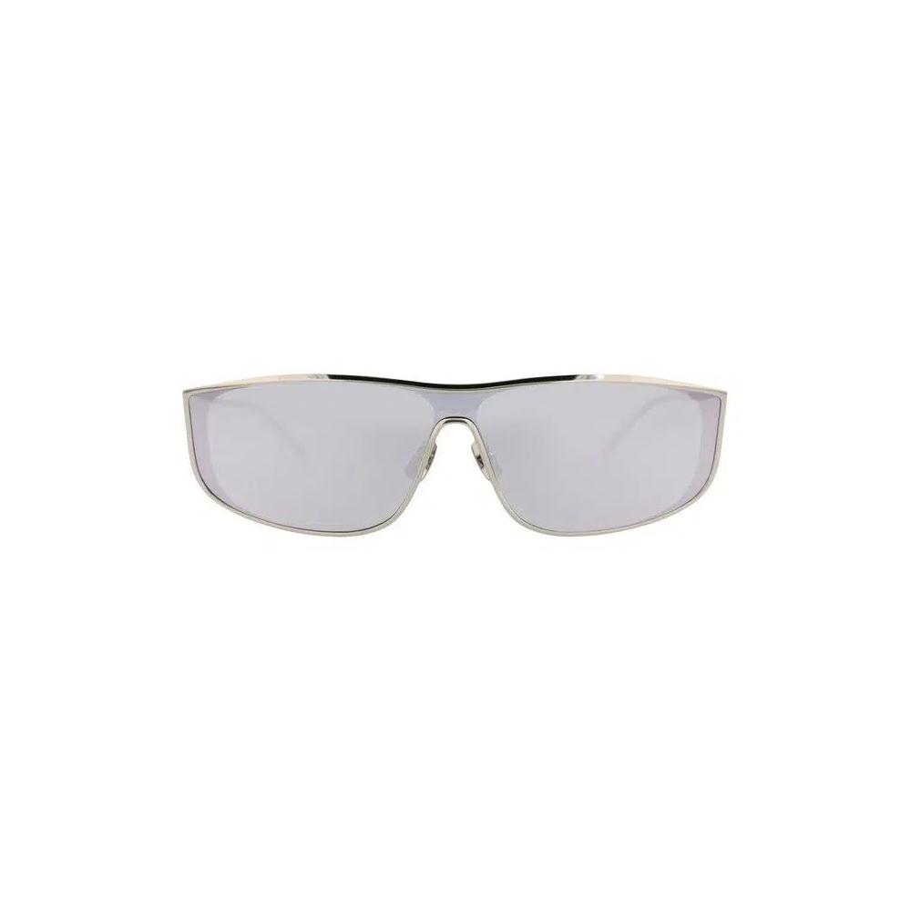 Солнцезащитные очки Saint Laurent Shield-Frame Metal Sunglasses 'Silver' 1