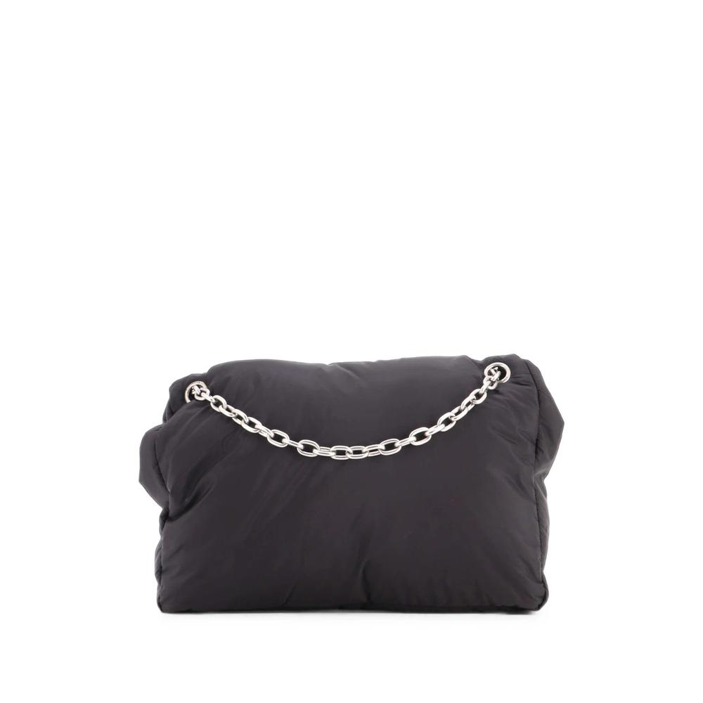 Monaco Chain Flap Nylon Large shoulder bag 2