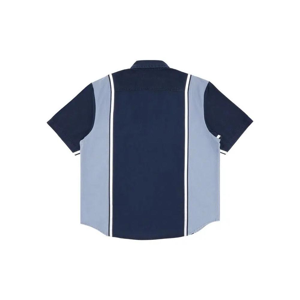 Овершоты Supreme Reflective Stripe Short-Sleeve Work Shirt 'Navy' 2
