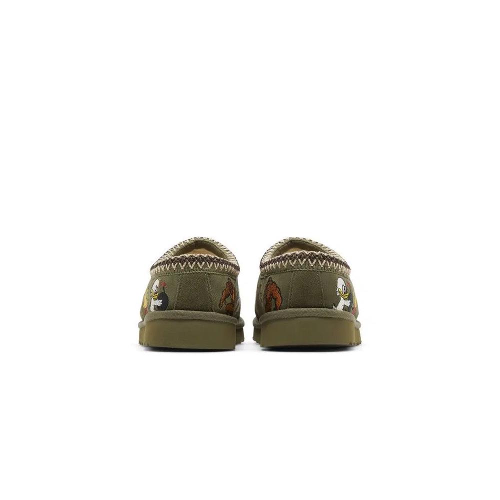 Тапочки Palace x UGG Tasman Slipper 'Жженая олива' 6