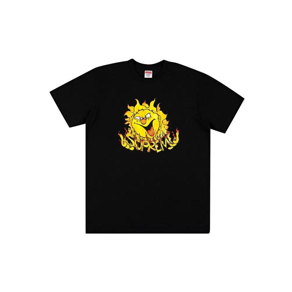 Футболки Supreme Sun Tee 'Black' 1