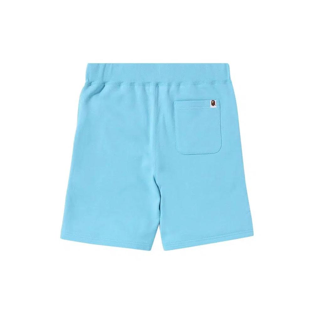 Шорты BAPE Multi Fonts Sweatshorts 'Sax' 2