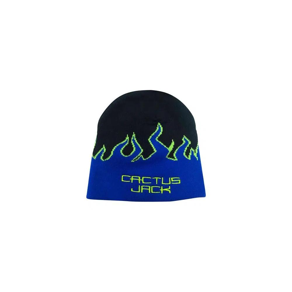 Бини Cactus Jack by Travis Scott Digital Logo Beanie 'Черный/Синий' 1