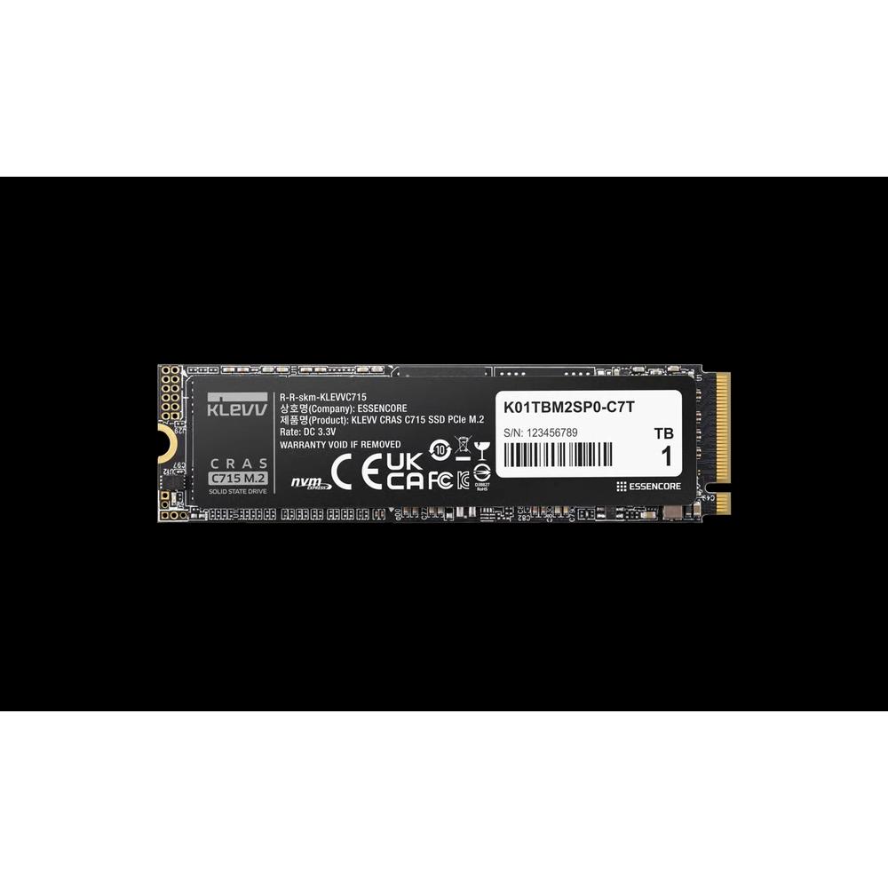 Klevv CRAS C715 1TB PCIe 3.0 NVMe M.2 SSD 1