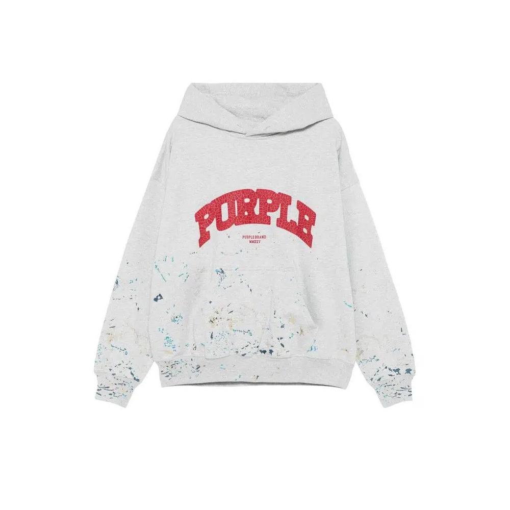 Топы PURPLE BRAND MWT Fleece Pullover Hoodie 'Grey' 1