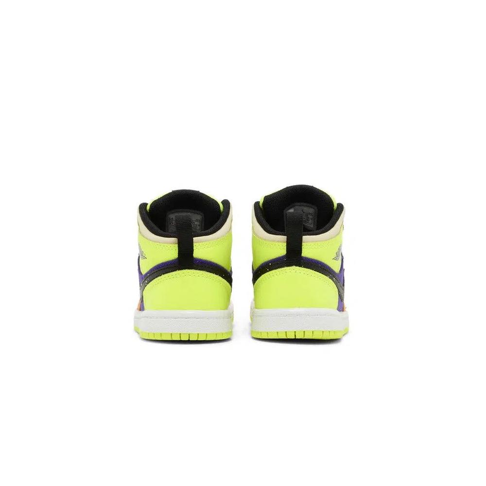 Кроссовки Air Jordan 1 Mid SE TD 'Volt Vivid Orange' 6