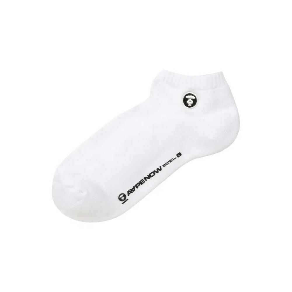Носки и колготки AAPE Now Moonface Socks 'White' 1