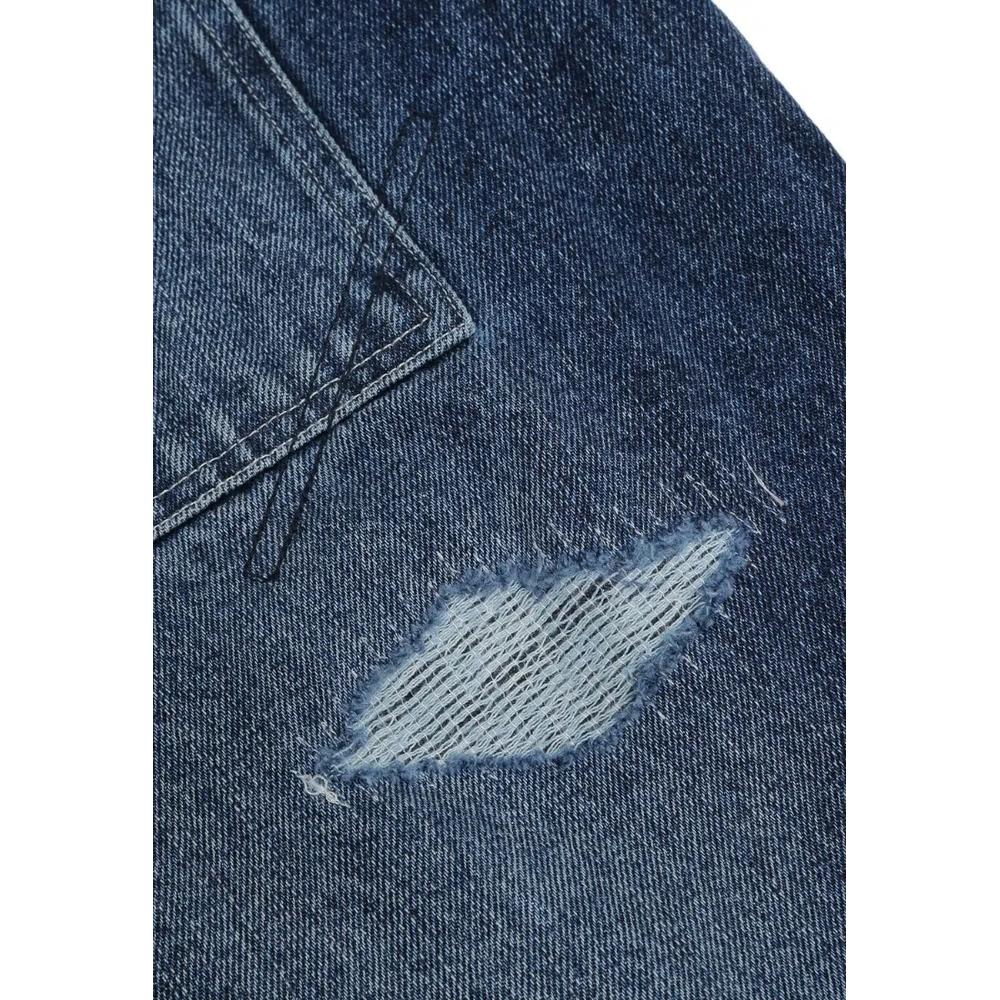 Мужская куртка-рубашка V57 Indigo Slub Vintage Washed 4