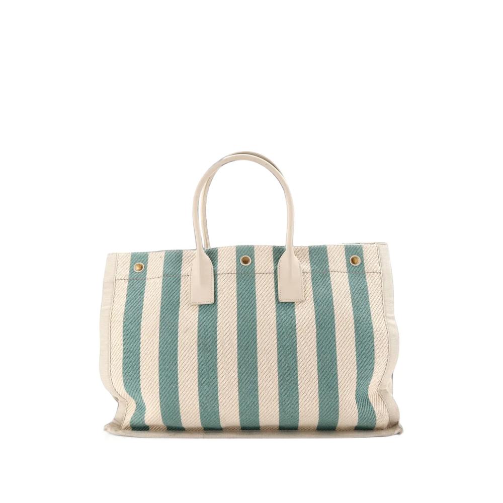 Большая сумка-тоут Rive Gauche Shopper Striped Canvas 2