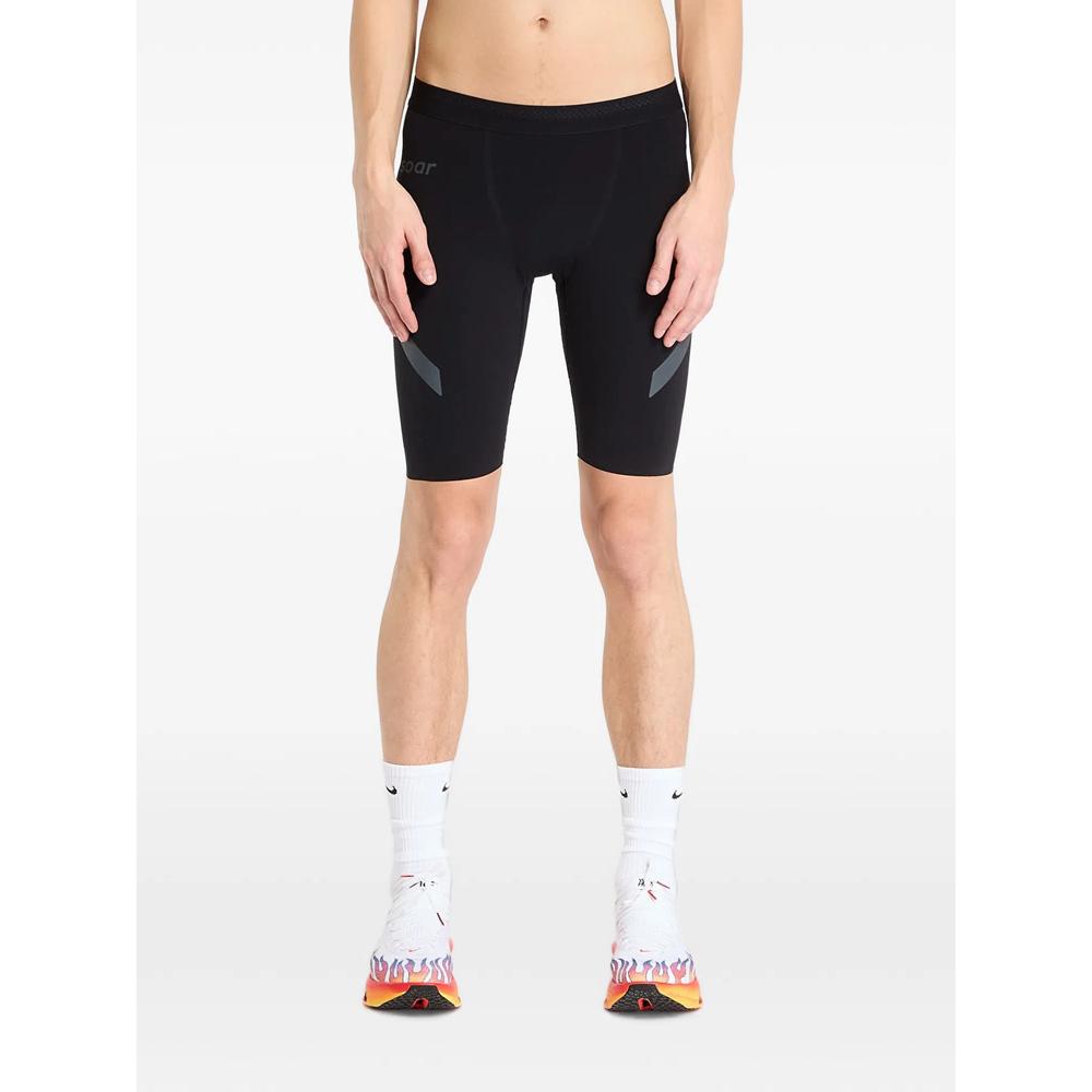logo-print panelled shorts 3