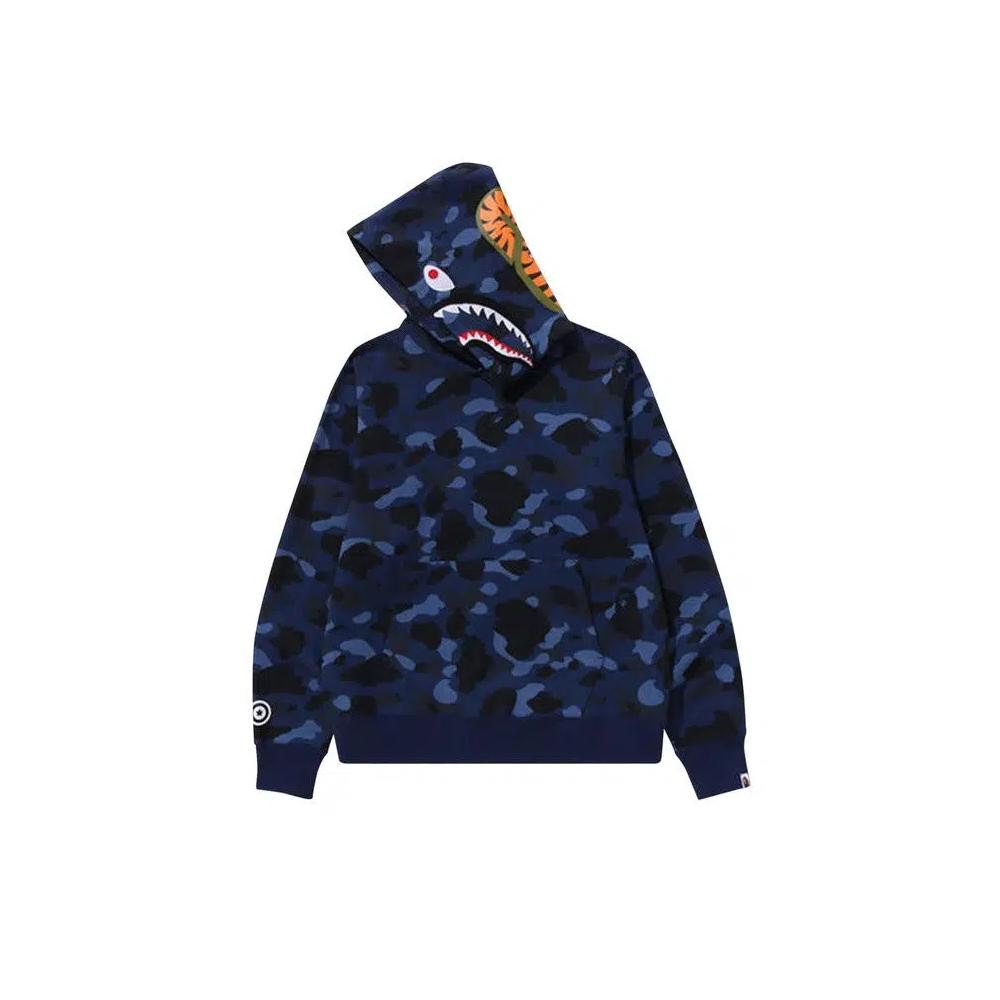 Худи BAPE Color Camo Shark Pullover Hoodie 'Темно-синий' 2