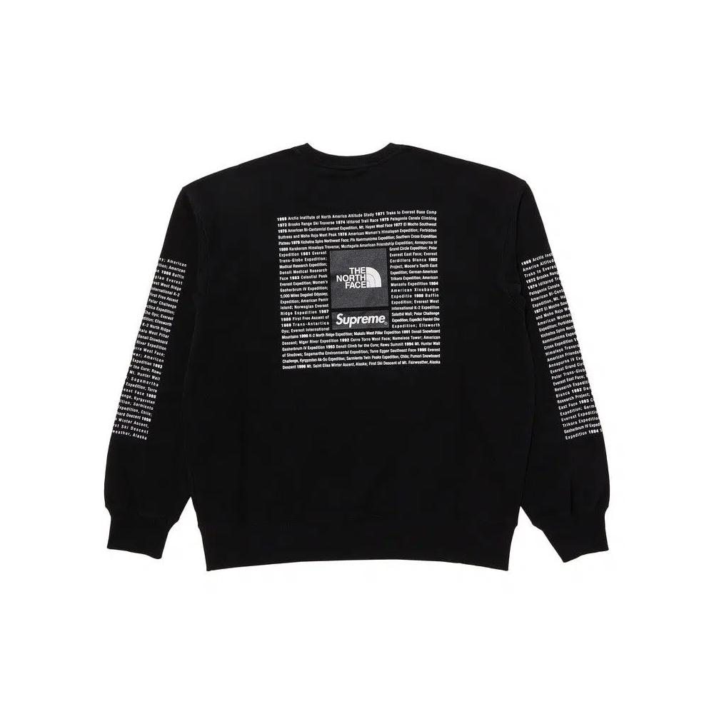Свитер Supreme x The North Face Crewneck 'Black' 2