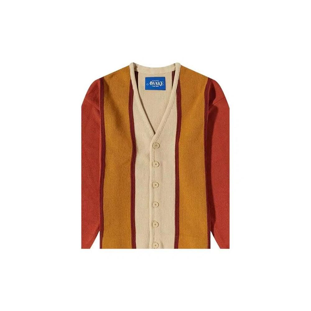 Кардиганы Awake NY Striped Cardigan 'Rust/Orange' 3