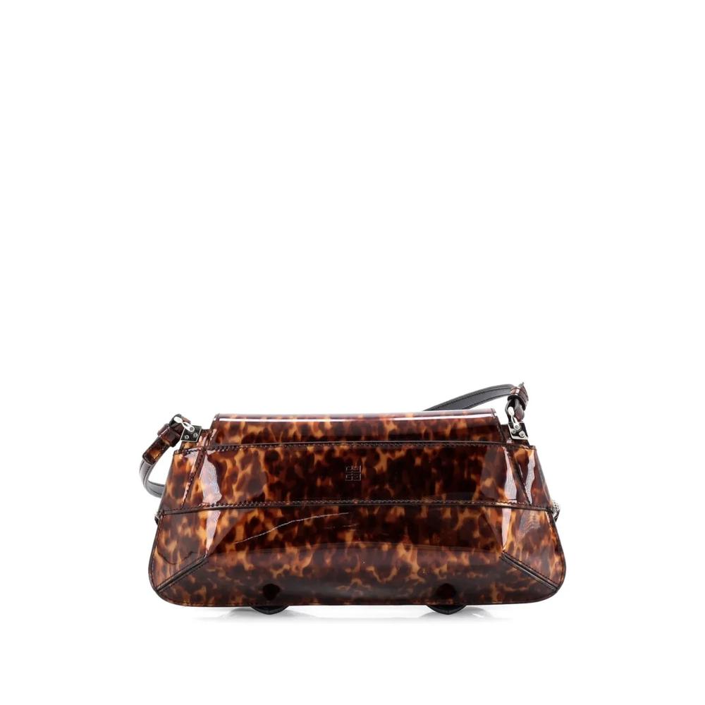 Лакированная сумка на плечо Voyou Flap Bag 2