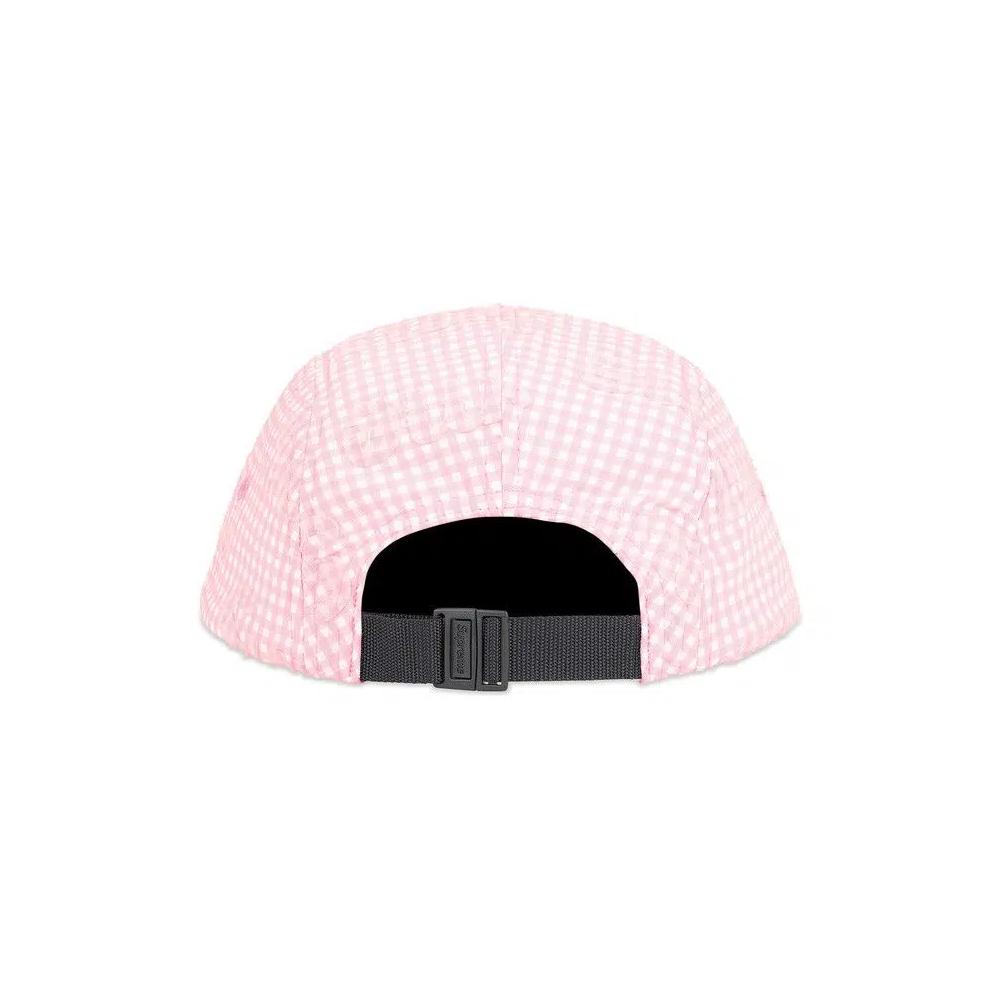 Кепки Supreme Monogram Gingham Camp Cap 'Pink' 2