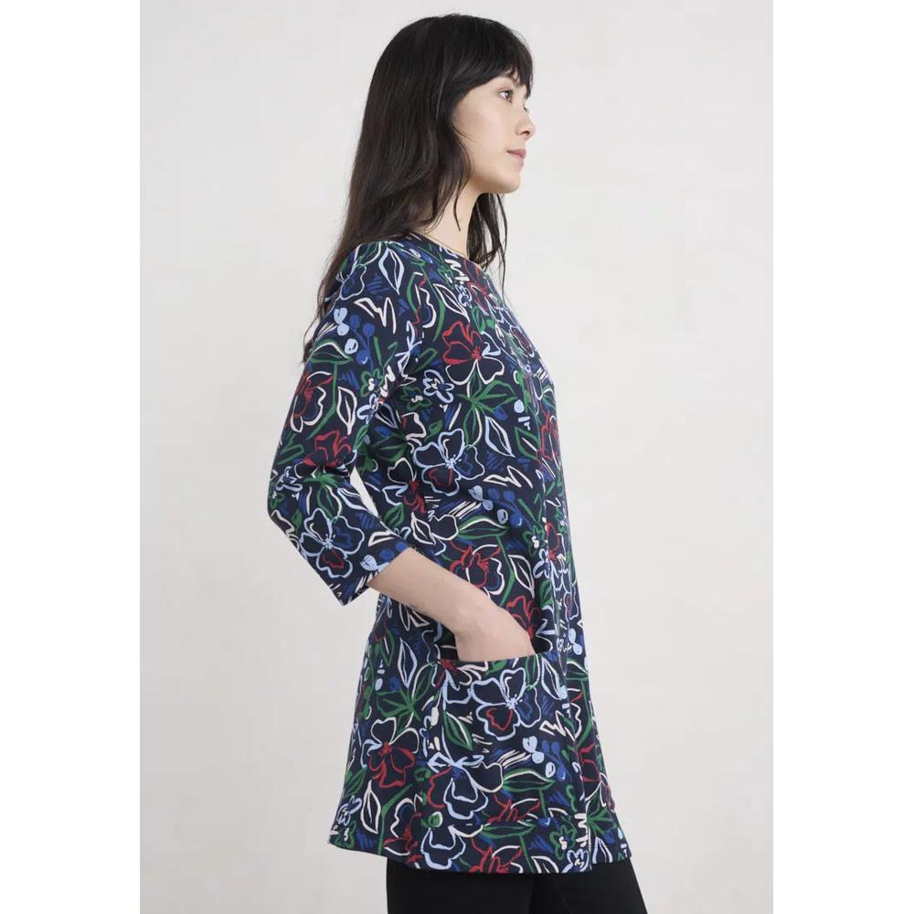 Туника Seasalt Cornwall Navy Tall Waves 1