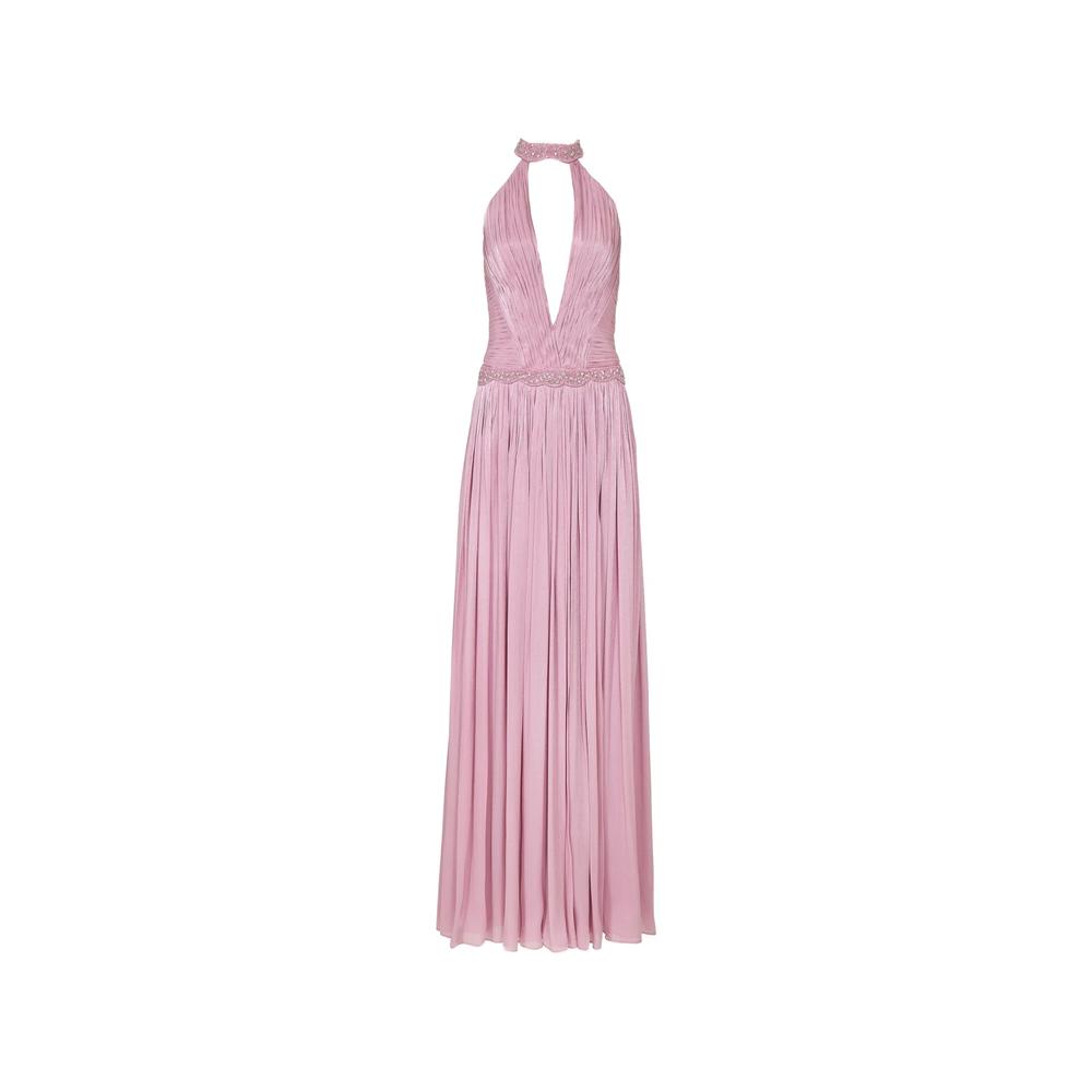 Juliette crystal-embellished halterneck gown 1