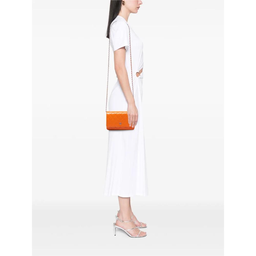 Сумка через плечо CC Quilted Patent Wallet on Chain (2014 годы) 2