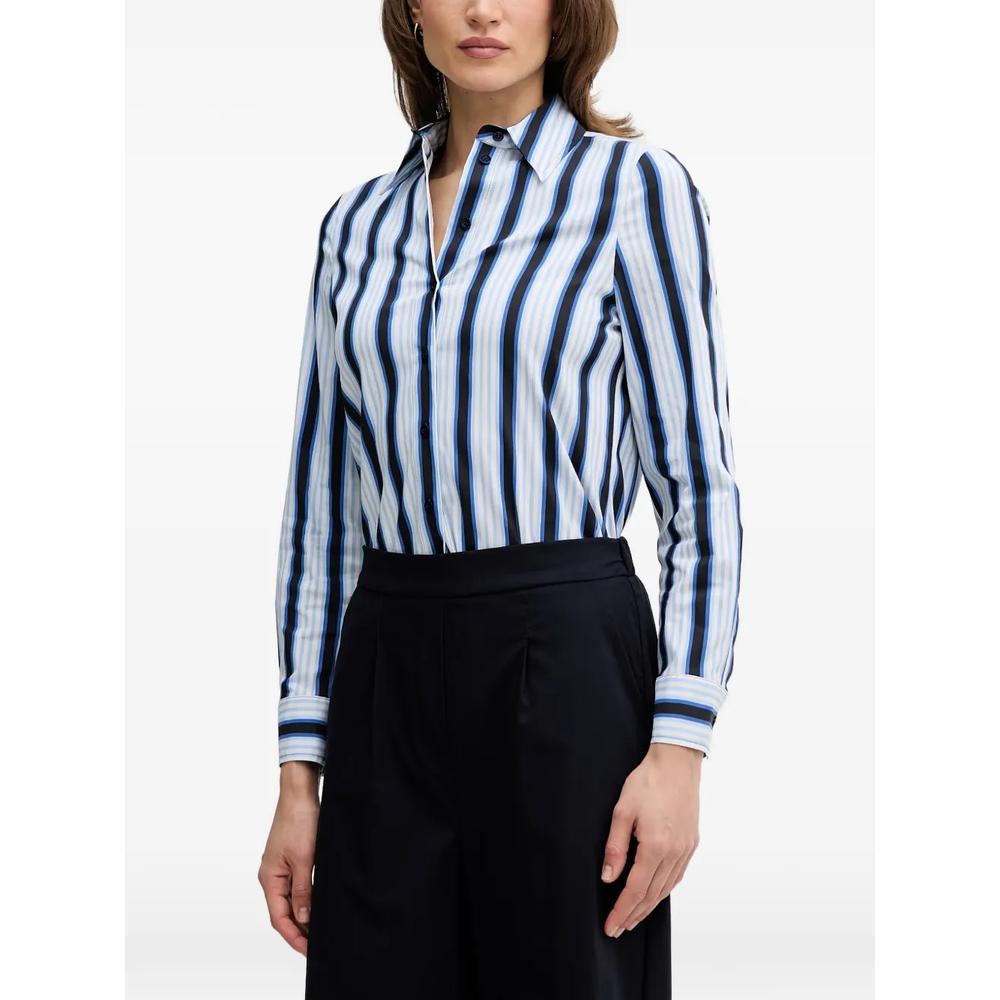 vertical-stripe long-sleeve shirt 1