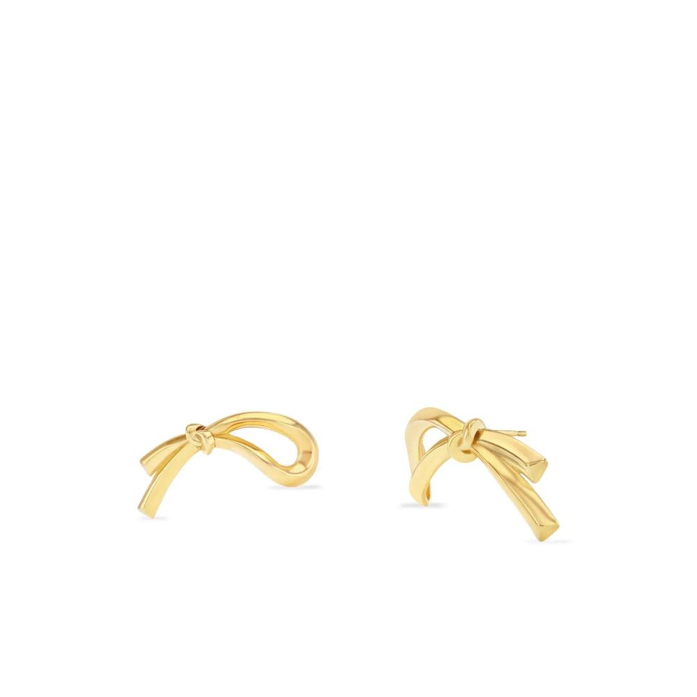 Серьги Knot из желтого золота 1