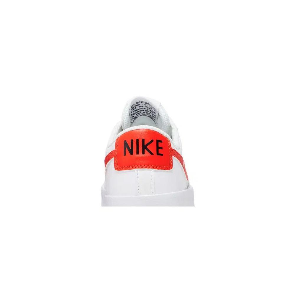 Кроссовки Nike Blazer Low '77 GS 'White Team Orange' 7
