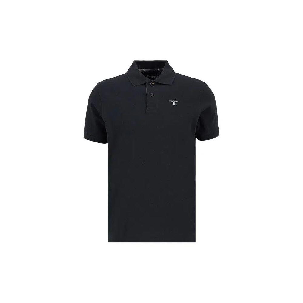 Поло Barbour Tartan Pique Polo 'Black' 1