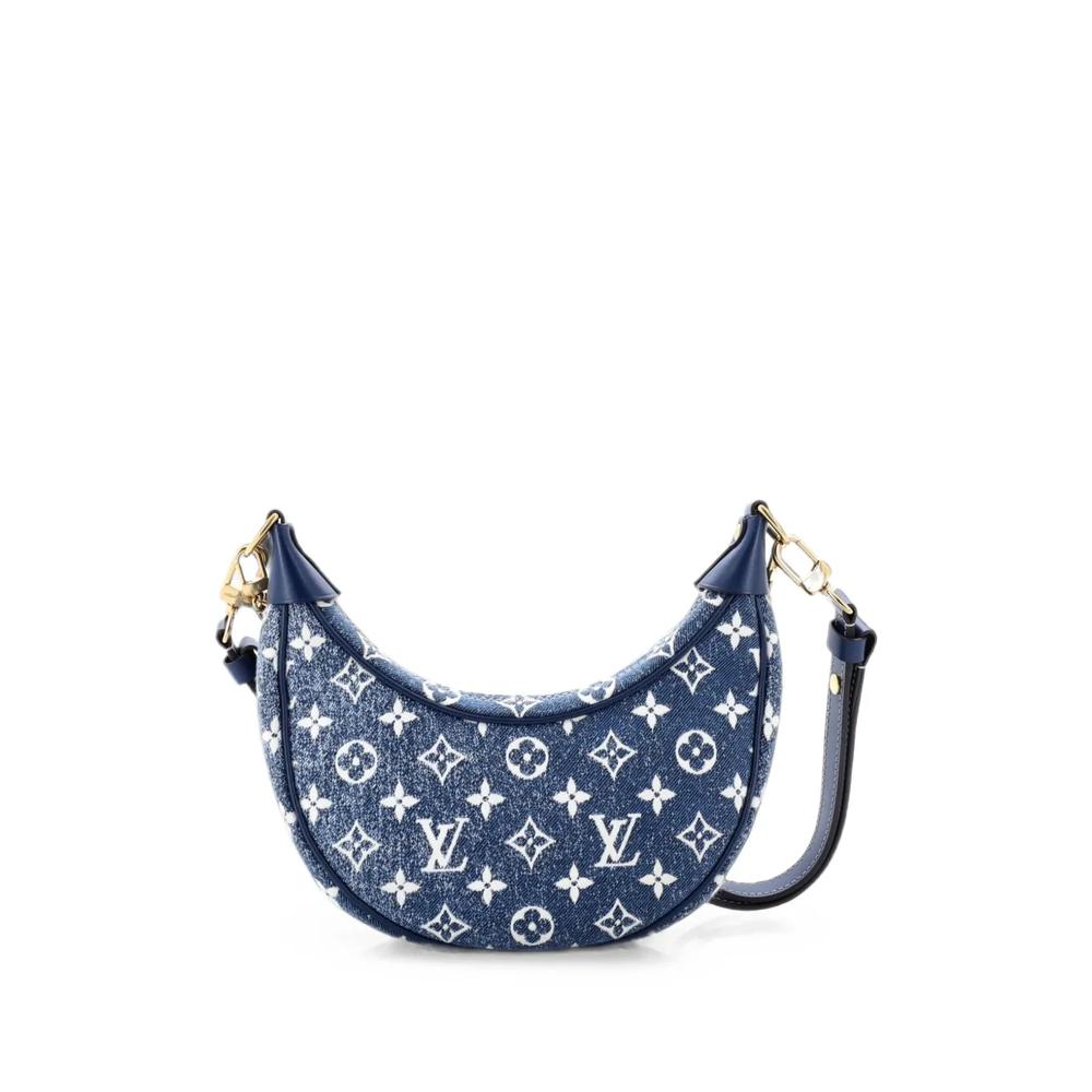 Сумка-хобо Loop Monogram Jacquard Denim 2
