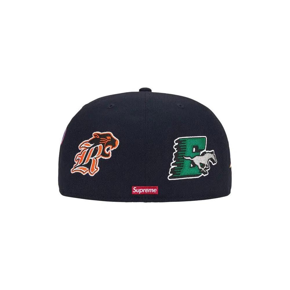 Кепки Supreme Mascots S Logo New Era 'Navy' 2