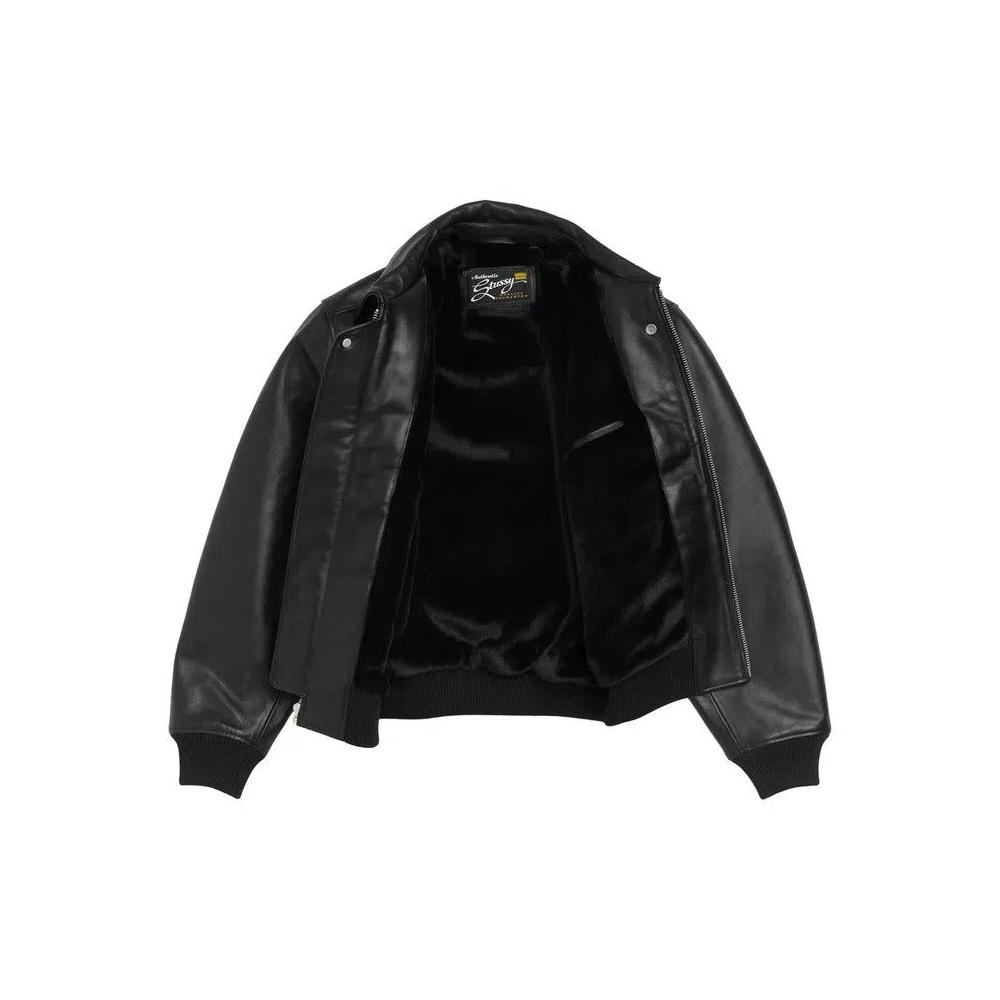 Бомберы Stussy Fur Lined Flight Jacket 'Black' 3