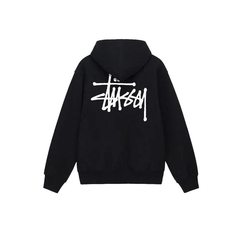 Толстовки на молнии Stussy Basic Zip Hoodie 'Black' 2