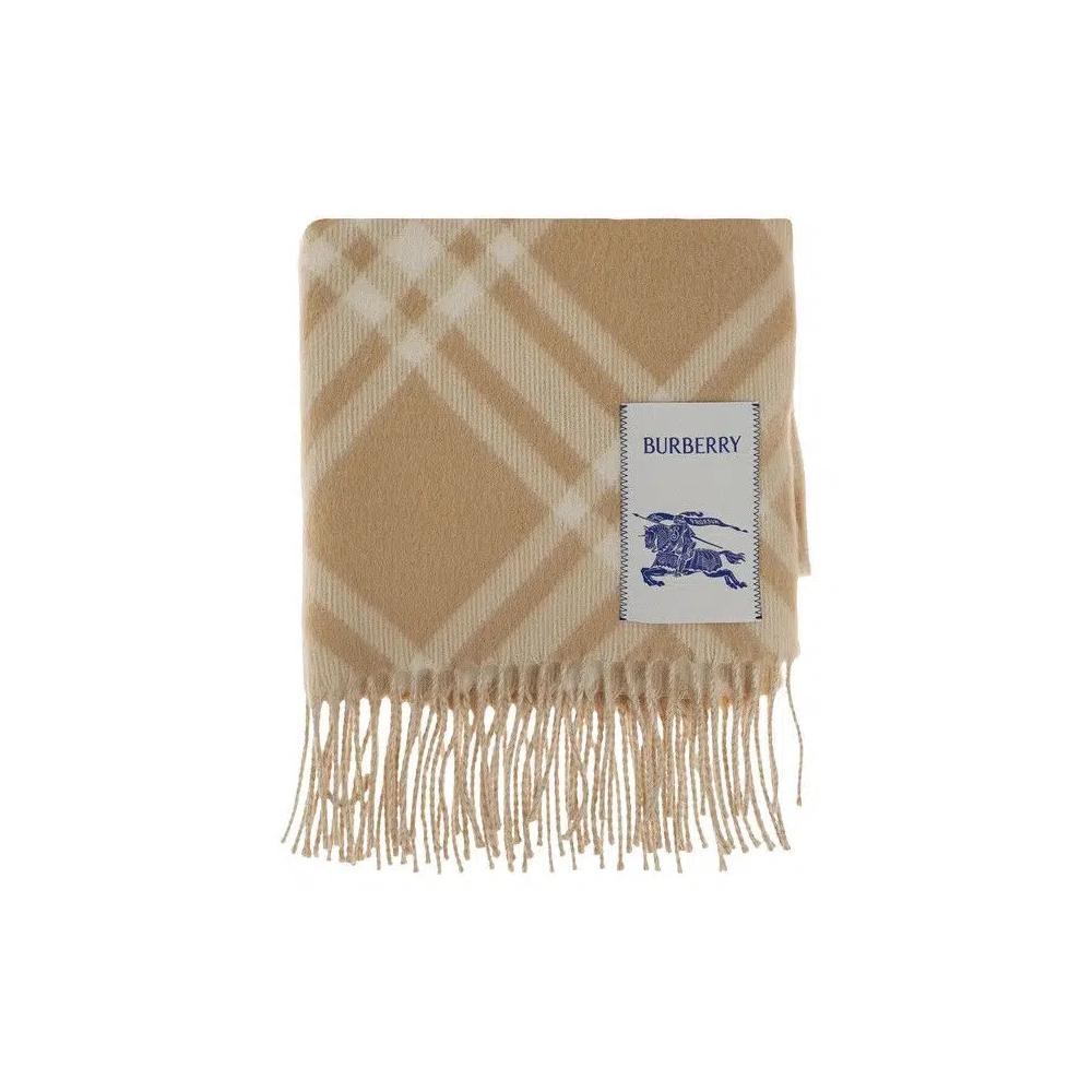 Burberry Mu 200x50 Tri Bar Alpac Шарфы 'Finch Beige' 1