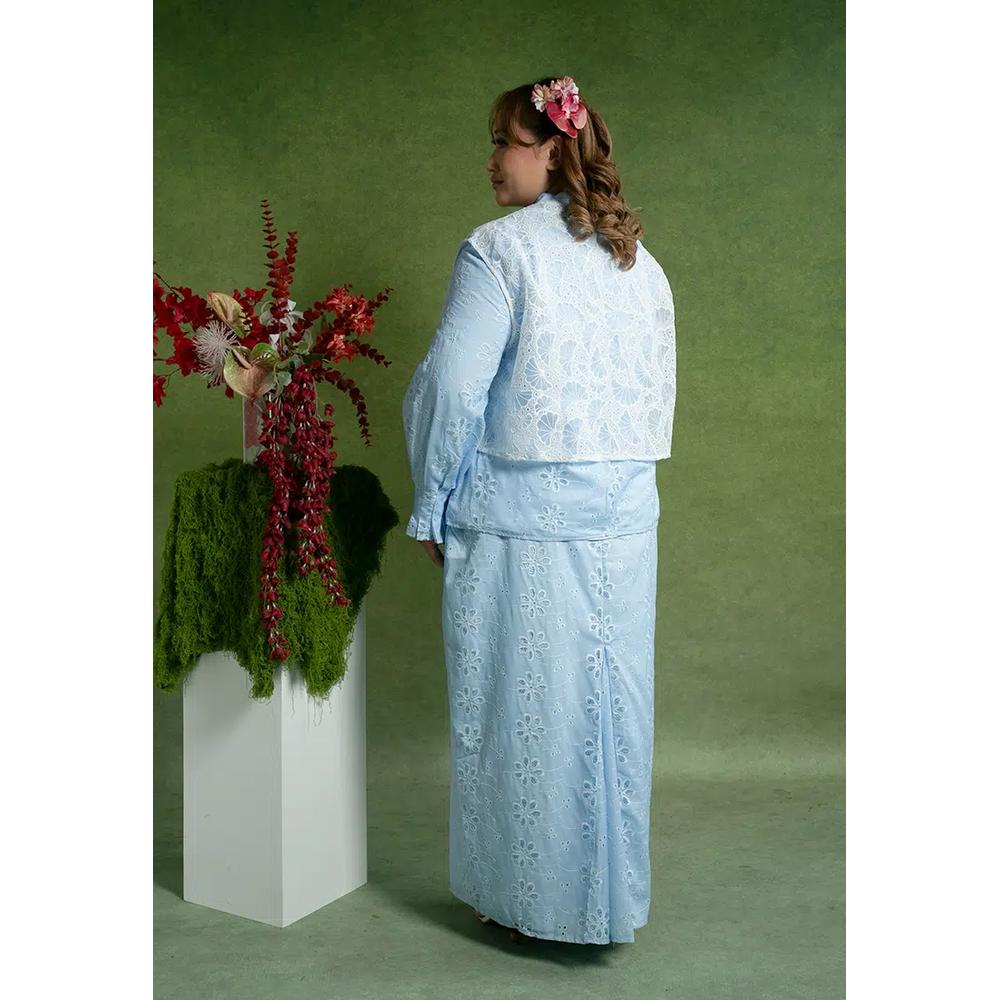 Amelia Plus Kedah Kurung с комплектом жилета 2