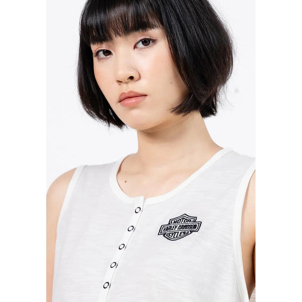 H-D® Essential безрукавка на кнопках Henley 3