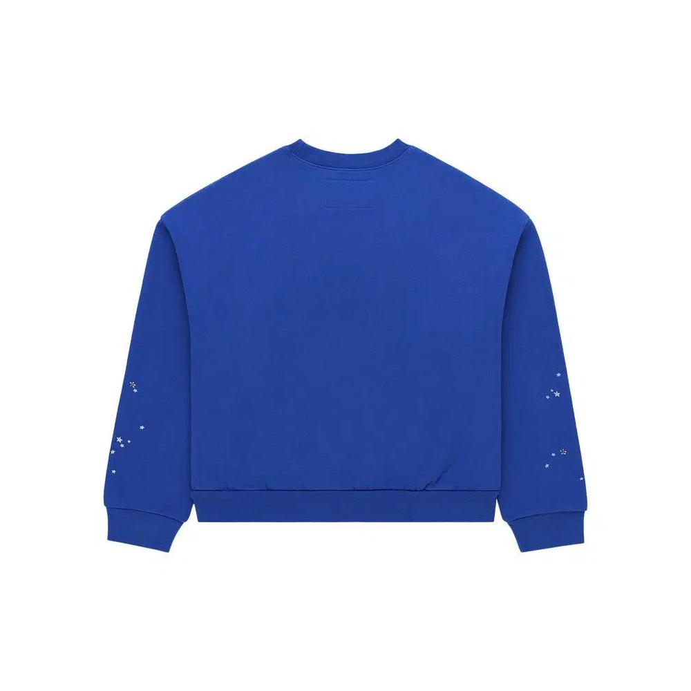 Свитер Sp5der Varsity Web Crewneck 'Blue' 2