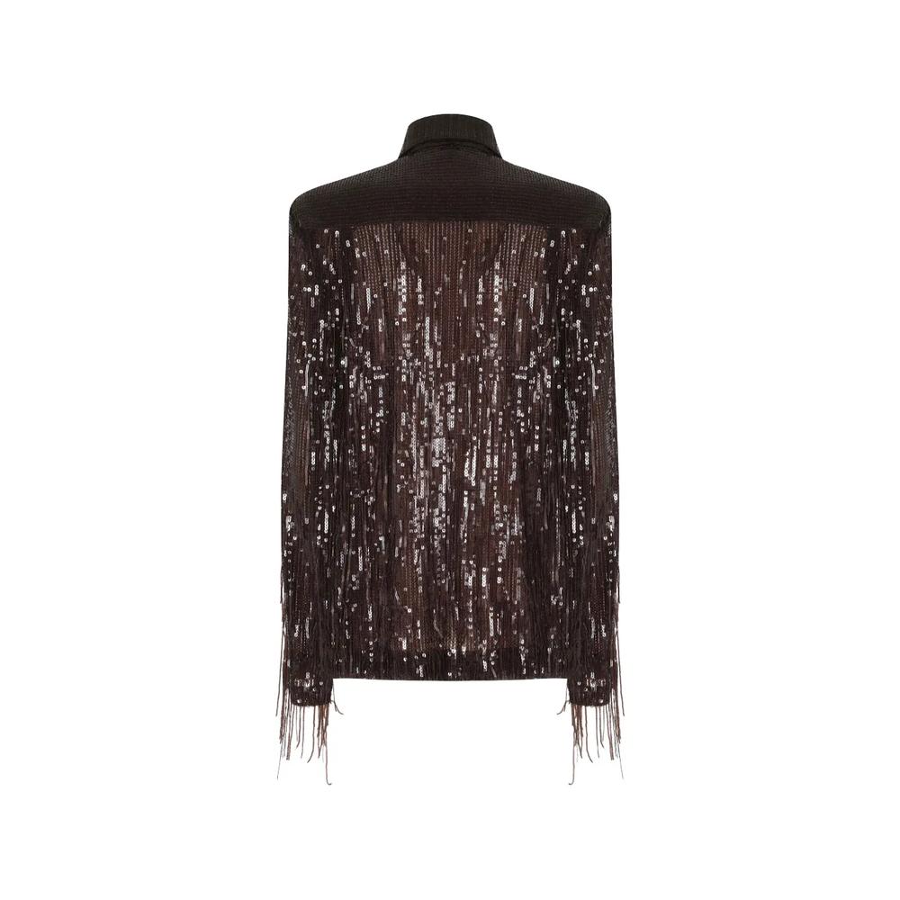 sequin-fringed shirt 2