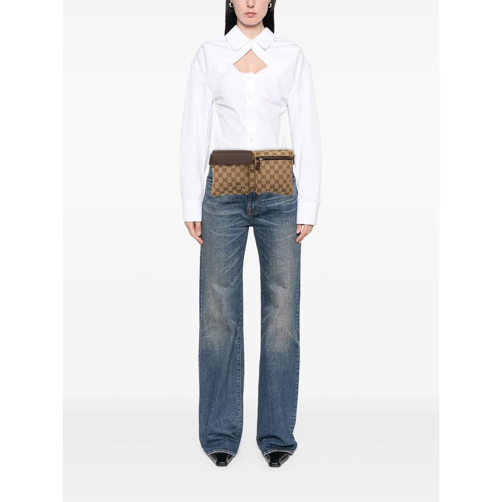 2000-2015 GG Canvas Double Pocket belt bag 2