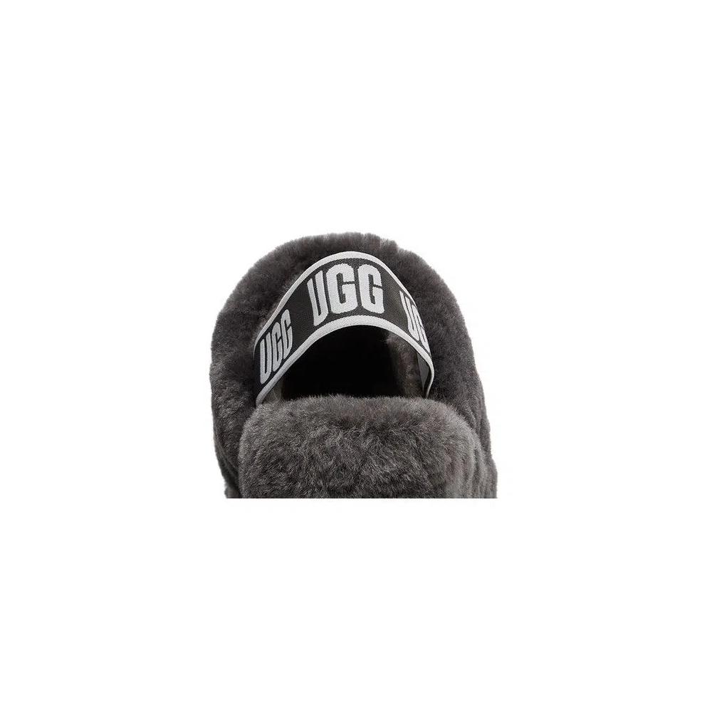 Слайды UGG Wmns Fluff Yeah Slide «Древесный уголь» 7