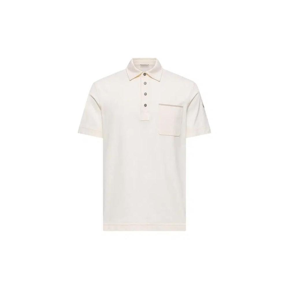 Поло Moncler Short-Sleeve Polo 'Cream' 1